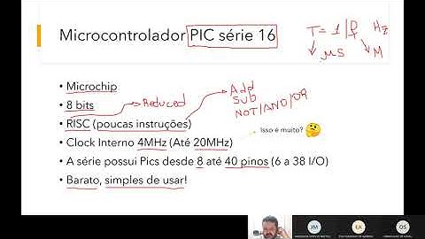 Aula 1 - Microcontroladores - O Microprocessador Básico