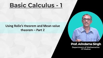 38 - Using Rolle’s theorem and Mean value theorem - Part 2