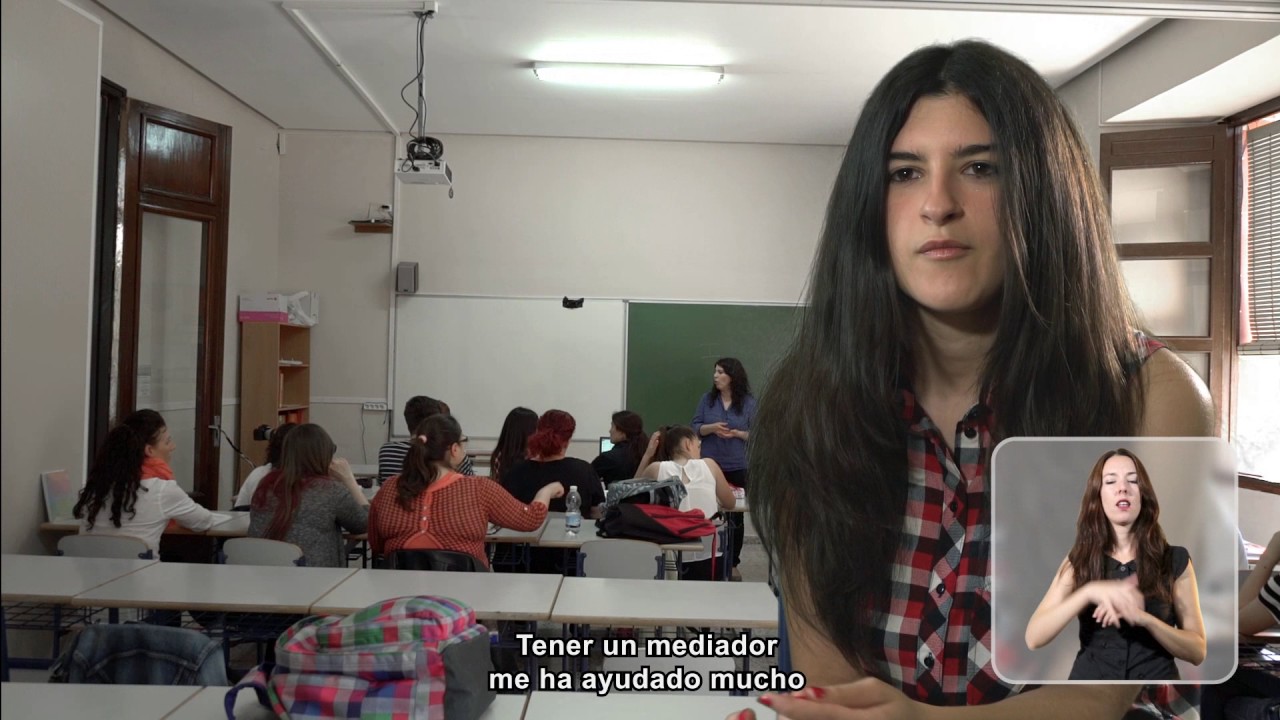 ONCE - FOAPS  Marta, estudiante con sordoceguera