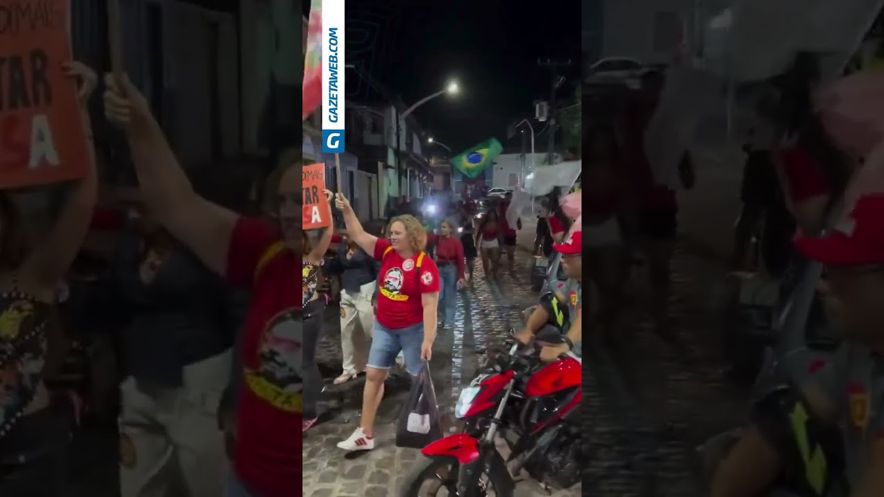 Apoiadores de Lula saem às ruas de Marechal Deodoro neste sábado