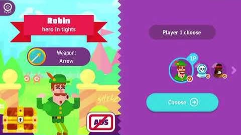 Bowmasters Robin Gameplay