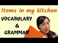 Kitchen items in Japanese