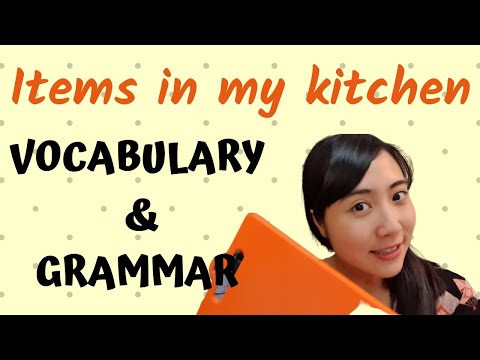 Kitchen items in Japanese