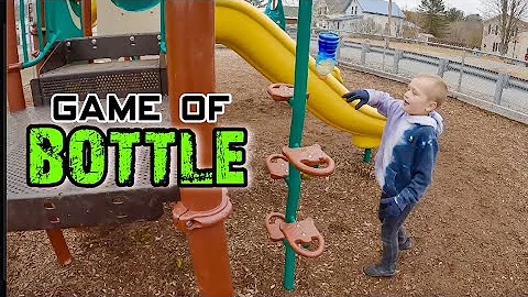 Father vs Son Game of Bottle Flip!