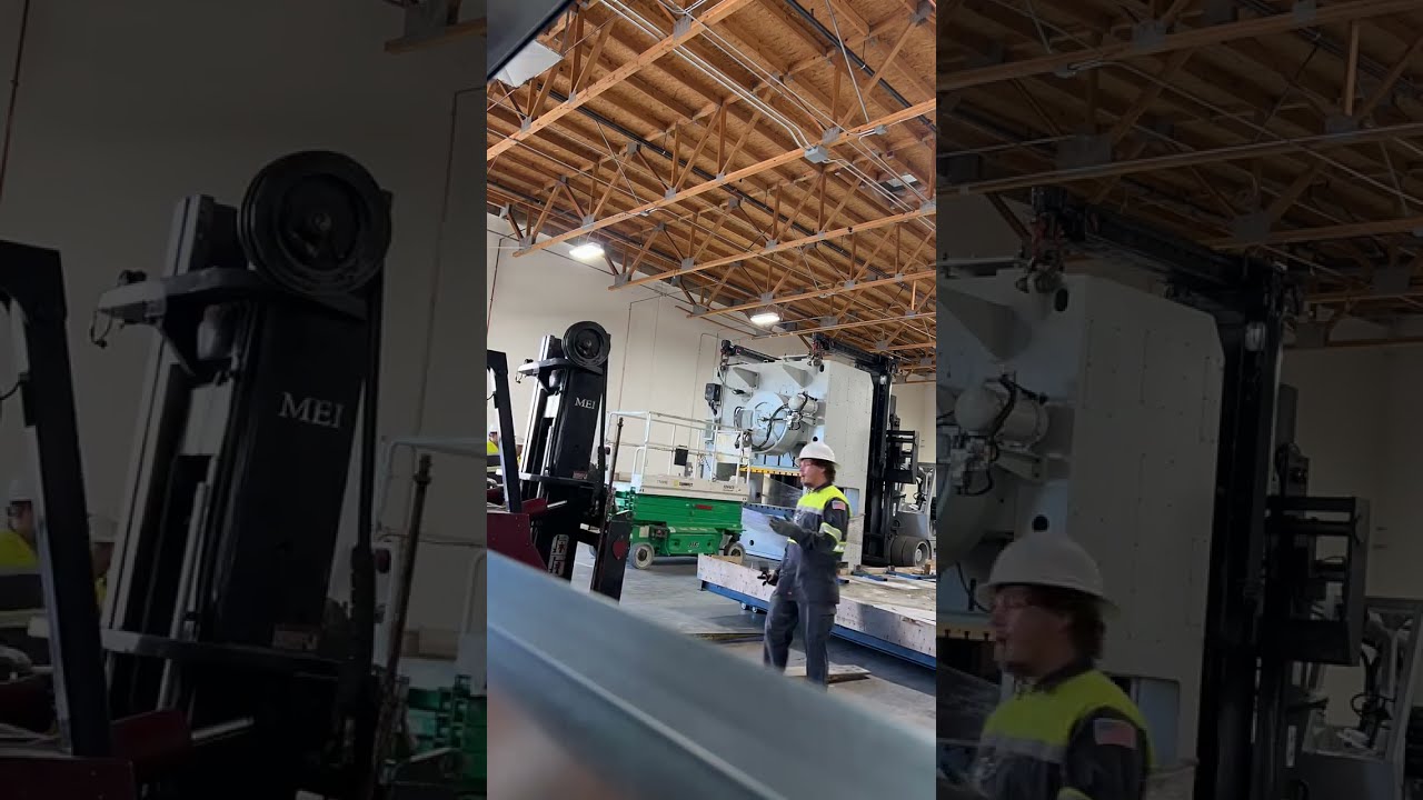 MEI Phoenix - 60,000 lb. Press install time lapse