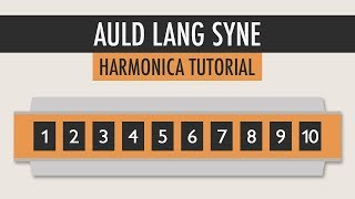 How to play Auld Lang Syne on the Harmonica - Easy Tutorial