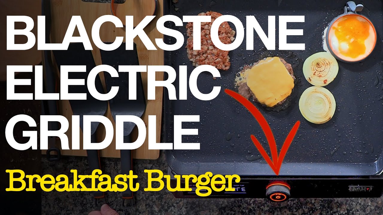 Broke in the new #blackstone indoor electric griddle by making #smashb, Blackstone  Griddle