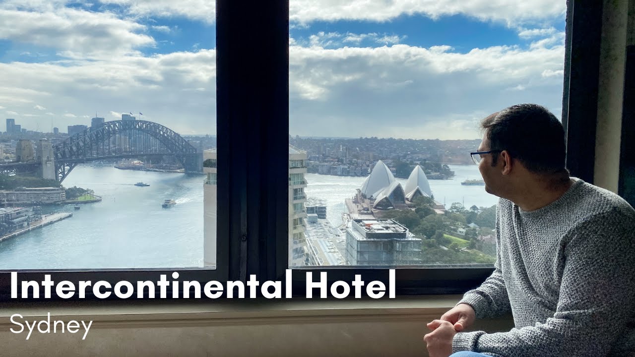 View from the 29th floor of Intercontinental Hotel Sydney