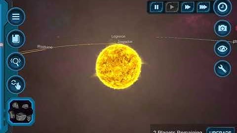 Trying to make a star system in pocket universe.