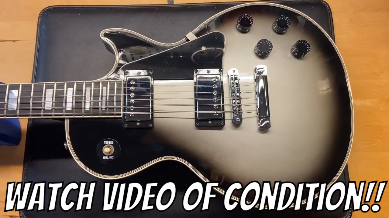 2015 Gibson Custom Shop Les Paul Custom Silverburst