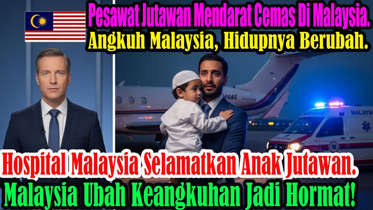 Bilionair Dubai ubah pandangan selepas Malaysia selamatkan nyawa anaknya dalam pendaratan kecemasan!