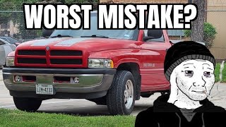 so i bought a dodge ram ss/t truck ....... #dodge #droppedtrucks #Mopar #v8 #project