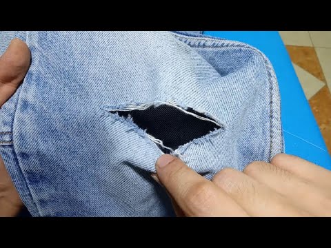 How to fix a hole in jeans,New and innovative ideas