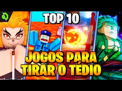 TOP 3 MELHORES JOGOS DO ROBLOX PARA TIRAR O TÉDIO! #shorts 