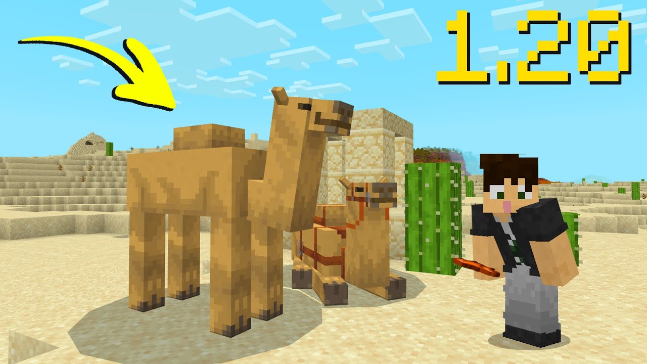 Minecraft: Atualização 1.20 vai dar camelos aos jogadores