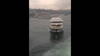 Ferrys On Bridge In Istanbul