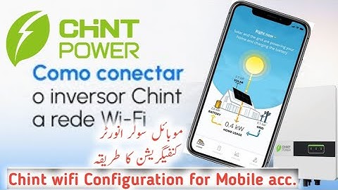 Chint solar inverter wifi Configuration || how to connect with wifi chint power || wifi setup chint