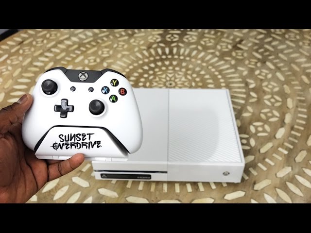 Xbox One 500GB - White - Limited edition Sunset Overdrive + Sunset Overdrive