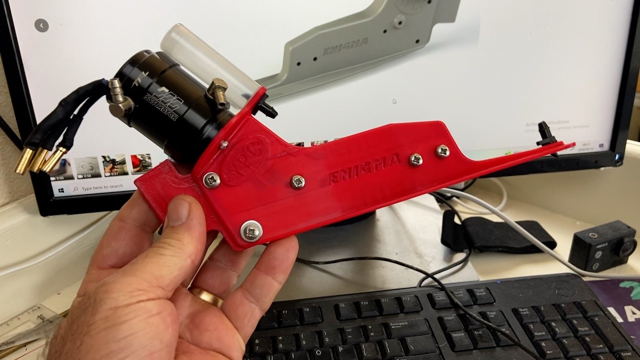 Электромотор YPC Fast Electric rc Outboard - Новая модель 'ENIGMA 3.0' - Автоматическая регулиров...