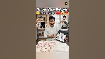 👉 Silver Play Button Unboxing 🤩