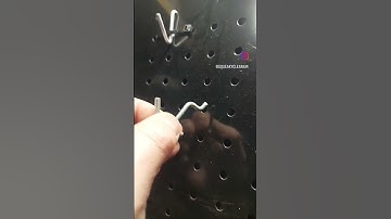 Pegboard hooks got you down....Try this little trick!