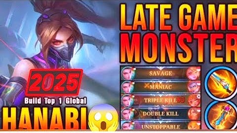  Mobile legends 2025 hanabi 💥 pro 💥gameplay video 😱