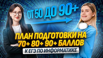 Как подготовиться к ЕГЭ по информатике на 70+ 80+ 90+ баллов | ЕГЭ Информатика | Умскул