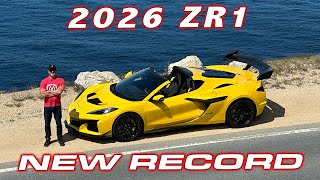 2026 ZR1 FIRST DRIVE * Corvette C8 ZR1 1/4 Mile and 60-130 MPH Record!