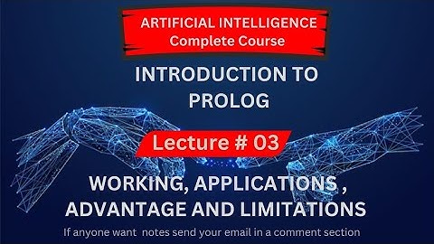 Introduction To Prolog| Prolog In Artificial Intelligence|Prolog In AI | Prolog Programming In AI