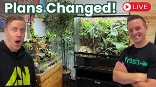 MASSIVE Terrarium Update! New Waterfall Addition & Studio Tour