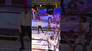 فوز اللاعب حمزة خالد في بطولة RBL-KICKBOXING001 للمحترفين بأداء قوي 