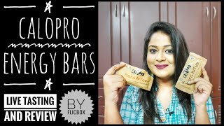 *NEW* Calopro Energy Bars by Flicbox |Live Tasting and Review screenshot 1