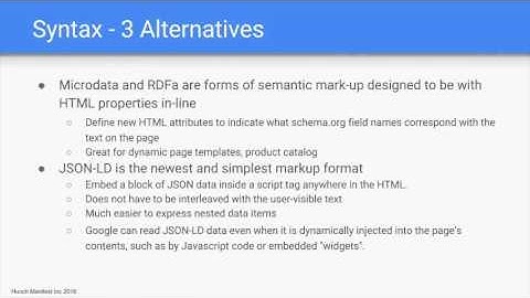 Getting to Know Schema.Org Documentation