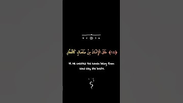 فَبِأَيِّ آلَاءِ رَبِّكُمَا تُكَذِّبَانِ | سورة الرحمن | #القرآن_الكريم | اكتب شيء تؤجر عليه