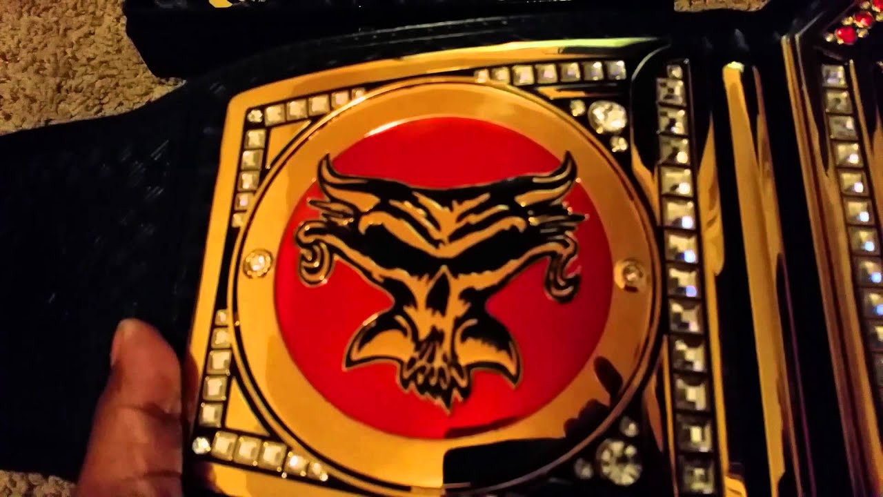 WWE championship with brock lesnar sideplate replica
