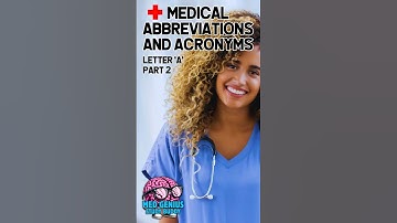 Medical Abbreviations and Acronyms: Letter A Quiz 2 #oet #nclex #medicalenglish  #quiz