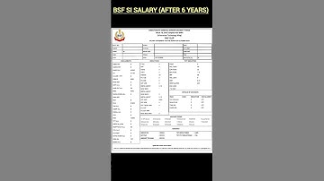 BSF SI SALARY | SSC CPO SI | SSC CPO 2024 | SSC CPO 2025 | BSF SI | CRPF SI | SSB SI #cpo #ssc #army