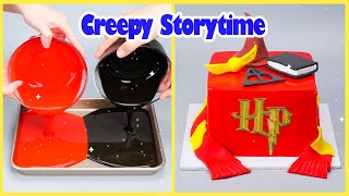 😬 Creepy Storytime 🌈 Satisfying Harry Potter Cake Decorating Recipe