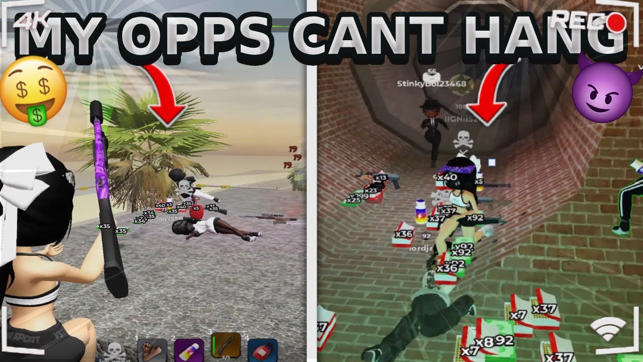 MY OPPS CANT HANG IN ROBLOX BLOCKSPIN😈😈 