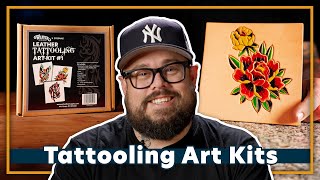How to Tattool Leather with Our Complete Tattooling Art Kit – Leather Painting & Shading Tutorial