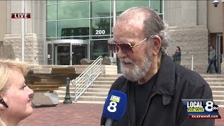 Larry Woodcock talks with Local News 8 after prosecution rests its rebuttal case in the Chad ...