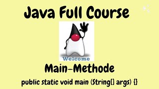 Programmieren lernen [OOP / Java Tutorial] - Main-Methode
