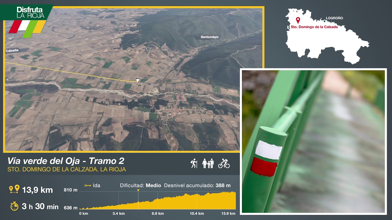 Segundo tramo de la Vía Verde del Oja, Casalarreina. Disfruta La Rioja