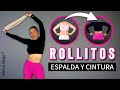 Ejercicios para REDUCIR GRASA de la Espalda Baja y Cintura | Adiós ROLLITOS