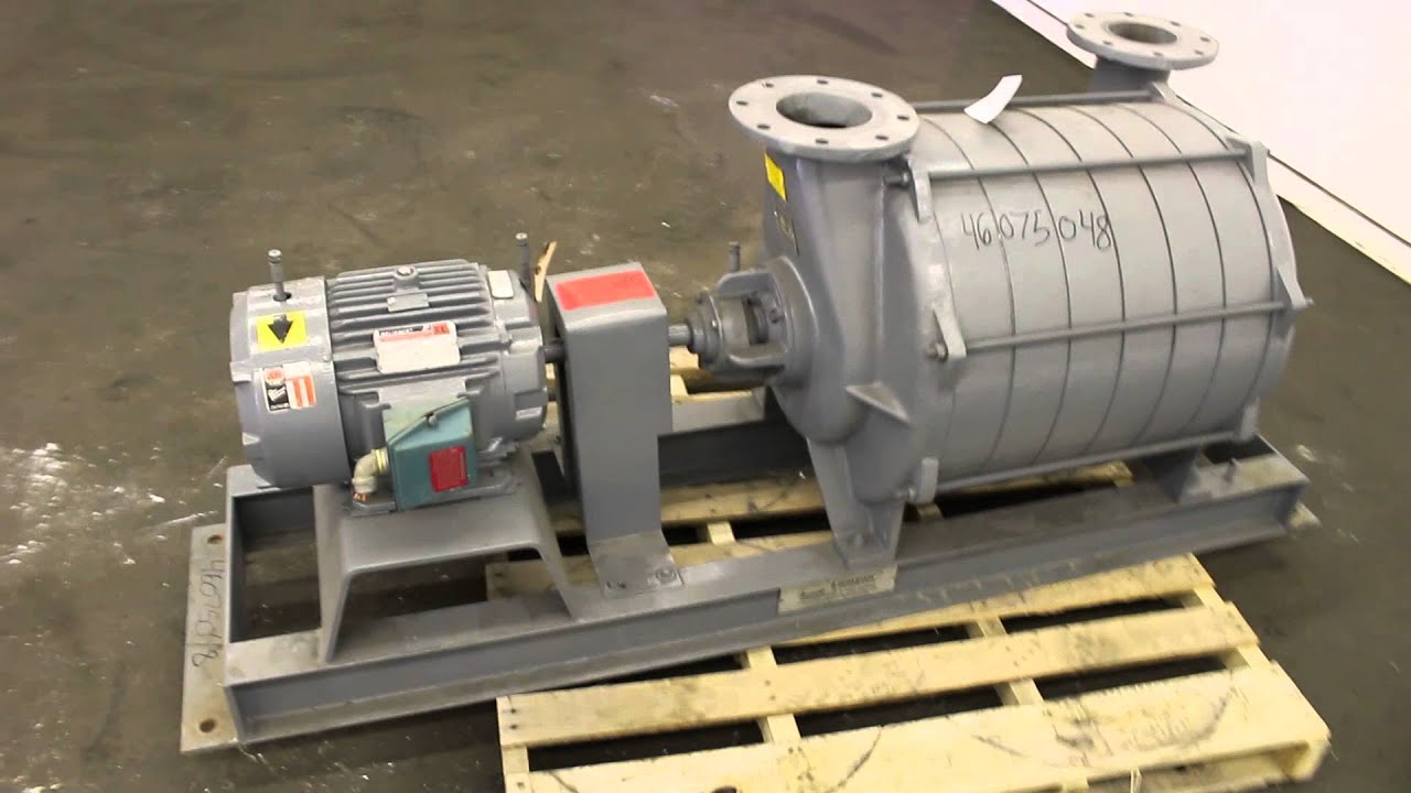 Used Gardner Denver Lamson Multistage Centrifugal Blower stock 46075048 AA YouTube