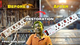 Extreme RUST Restoration: Saving a Scrap Iron Shop Extension Box (Is It SAFE to Use?)