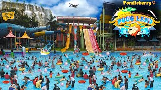 Pogo Land Amusement Park 2022 || Water Theme Park in Pondicherry || Full Tour || THRILL & FUN Rides.