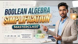 Boolean Algebra Simplification Masterclass | Solve Complex Expressions Easily