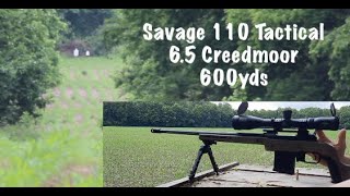 Savage 110 Tactical 6.5 Creedmoor 600yds