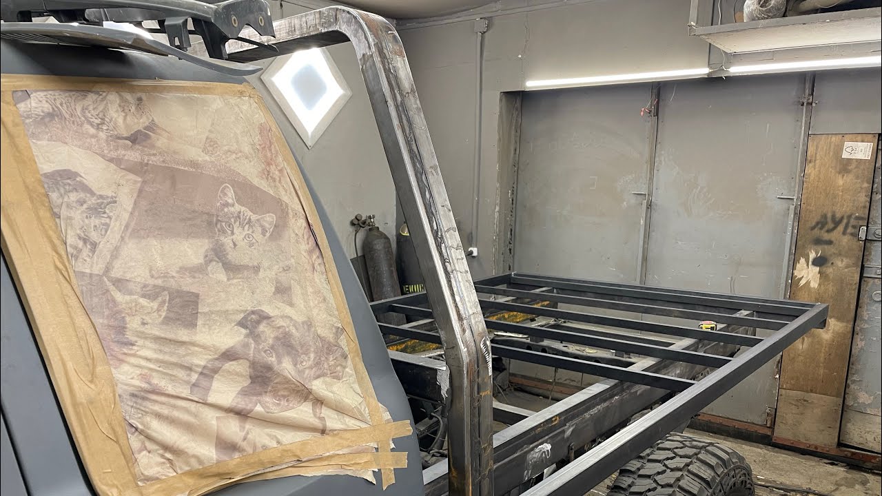 Самодельный бортовой кузов в замен пикапа На машине Volkswagen Taro ...